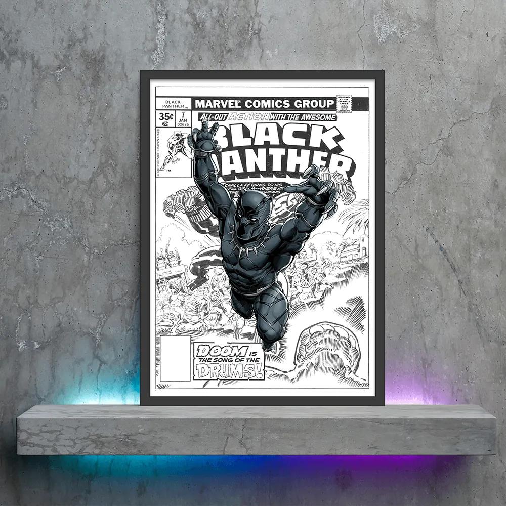 Πόστερ &amp;  Κάδρο Comic Black Panther CM027 21x30cm Εκτύπωση Πόστερ (χωρίς κάδρο)