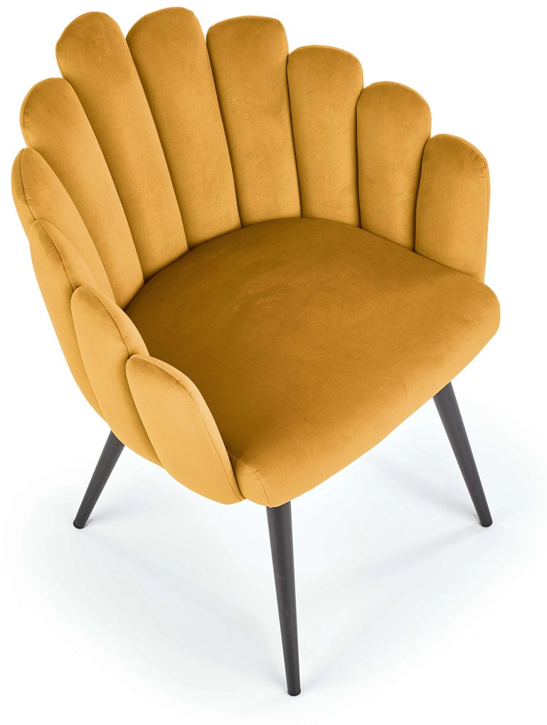 K410 chair, color: mustard DIOMMI V-CH-K/410-KR-MUSZTARDOWY