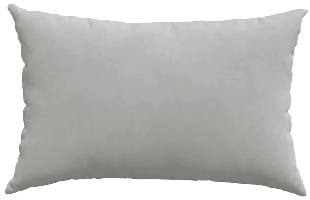 vidaXL Μαξιλάρι Καναπέ 2 pcs Ανοιχτό γκρι 60 x 40 cm ύφασμα