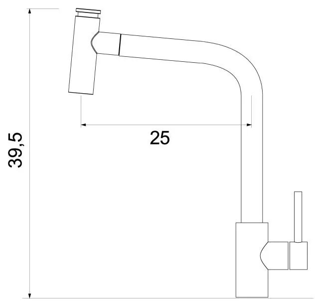 Μπαταρία Κουζίνας Ginger A Χρώμιο 0x25.5x39.5 εκ.