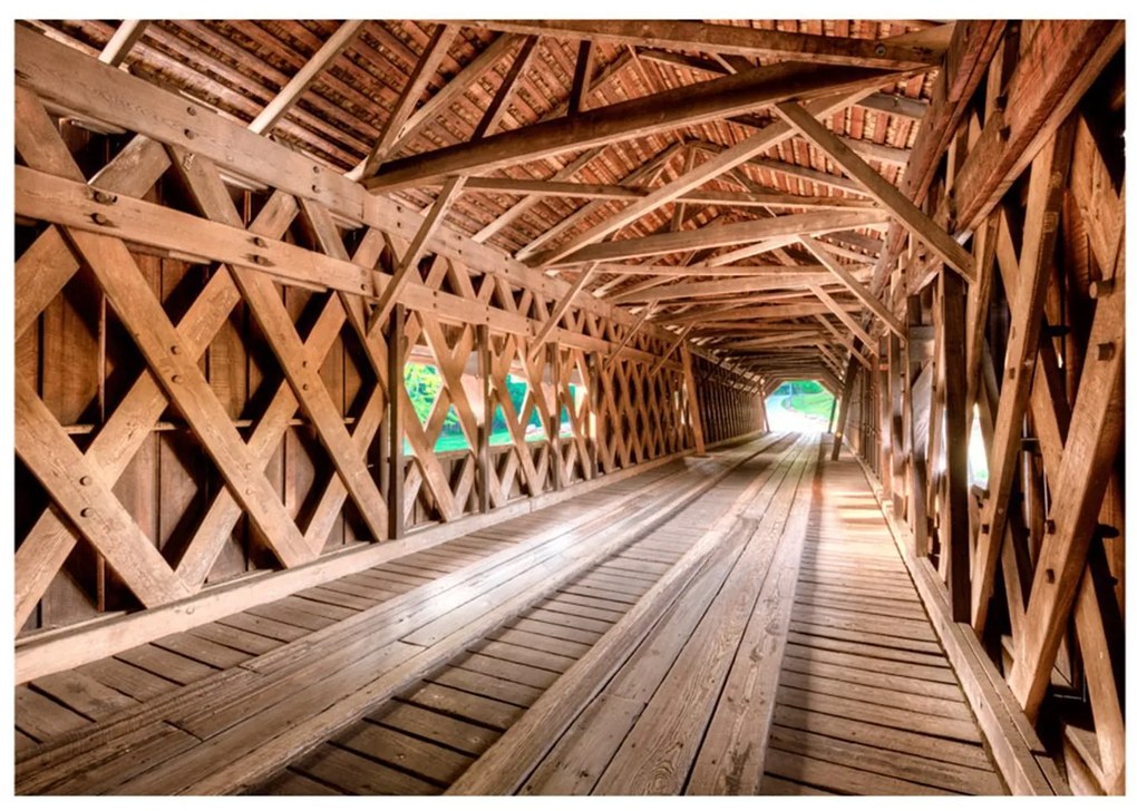 Φωτοταπετσαρία - Wooden Bridge 150x105