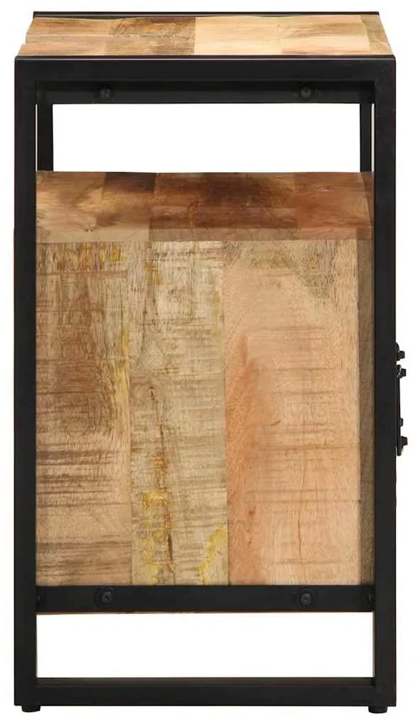 vidaXL Ντουλάπι Μπάνιου Καφέ 55 x 35 x 60 εκ. Μασίφ ξύλο μάνγκο