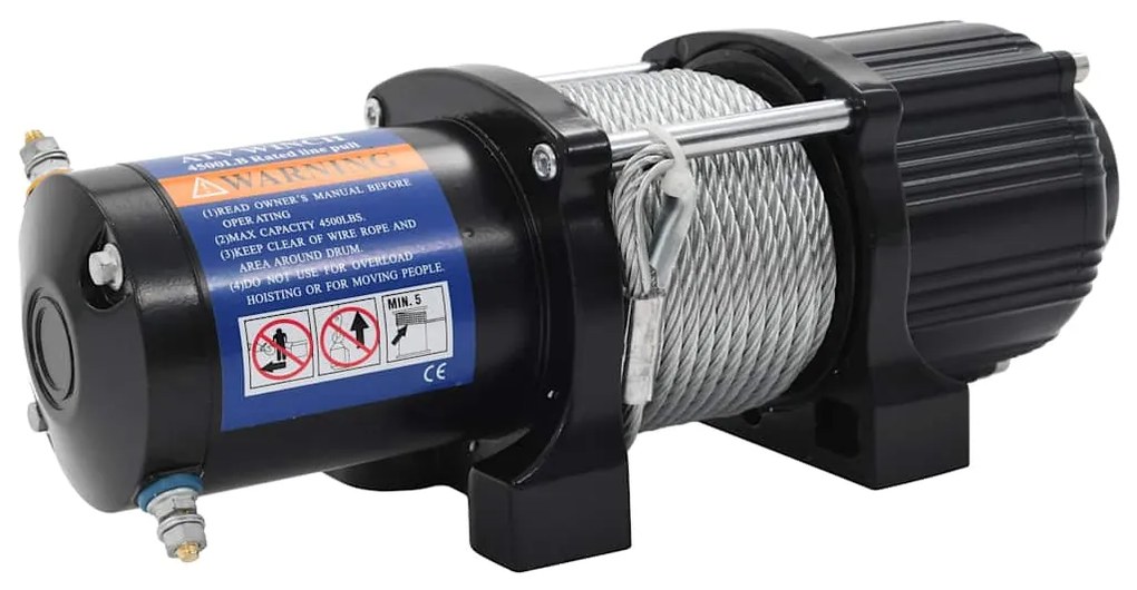 vidaXL Βαρούλκο Ηλεκτρικό 12 V 2040 κ./4500 λίβρες με Τηλεχειριστήριο
