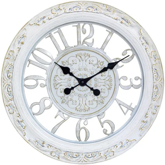 Ρολόι Τοίχου ArteLibre Λευκό Πλαστικό Φ56cm-14740036
