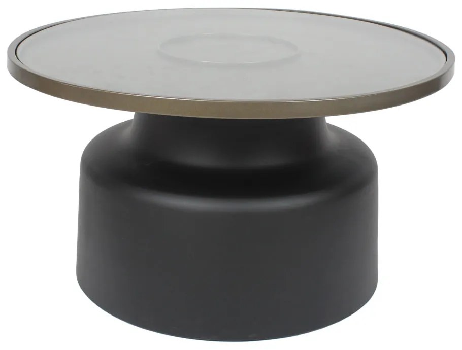 Liberta BOW COFFEE TABLE ΜΑΥΡΟ 71,5x71,5xH40cm 71,5x71,5xH40cm 04-1129
