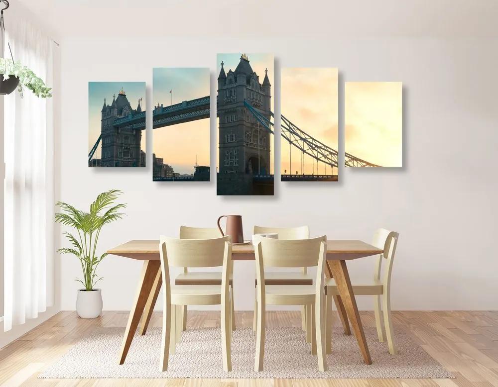 Εικόνα 5 μερών Tower Bridge στο Λονδίνο - 200x100