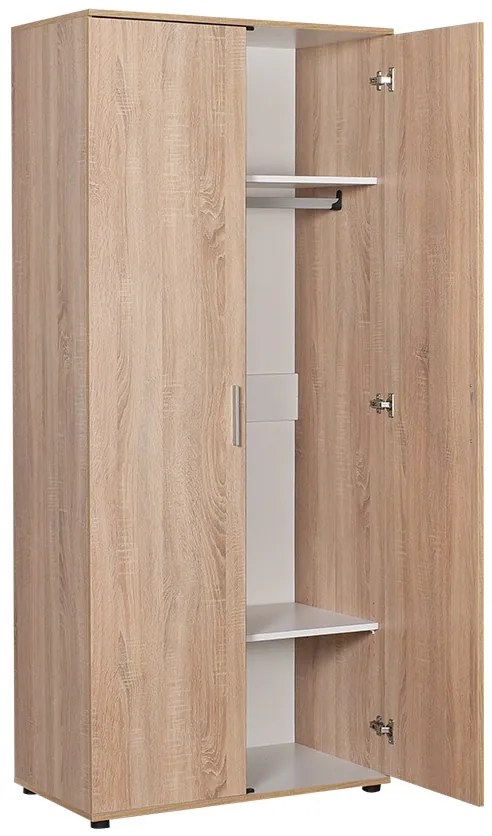 ΝΤΟΥΛΑΠΑ ΜΕ ΔΥΟ ΠΟΡΤΕΣ 80x47x187 εκ SONOMA