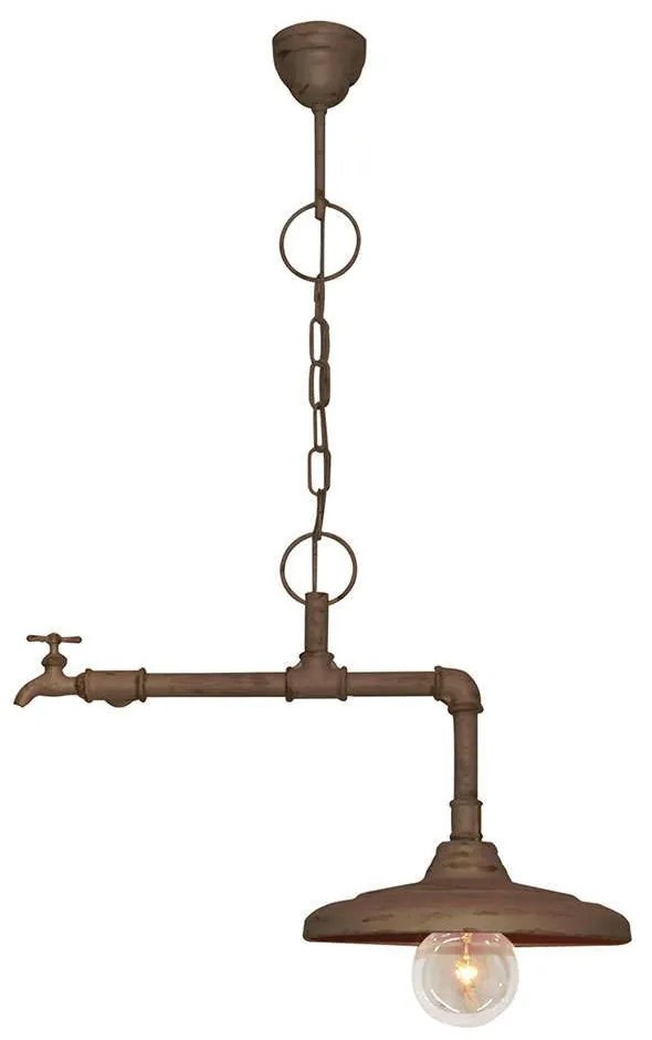 Φωτιστικό Οροφής Pipes HL-520-1 77-2250 59x39x85cm 1xE27 60W Beige Homelighting