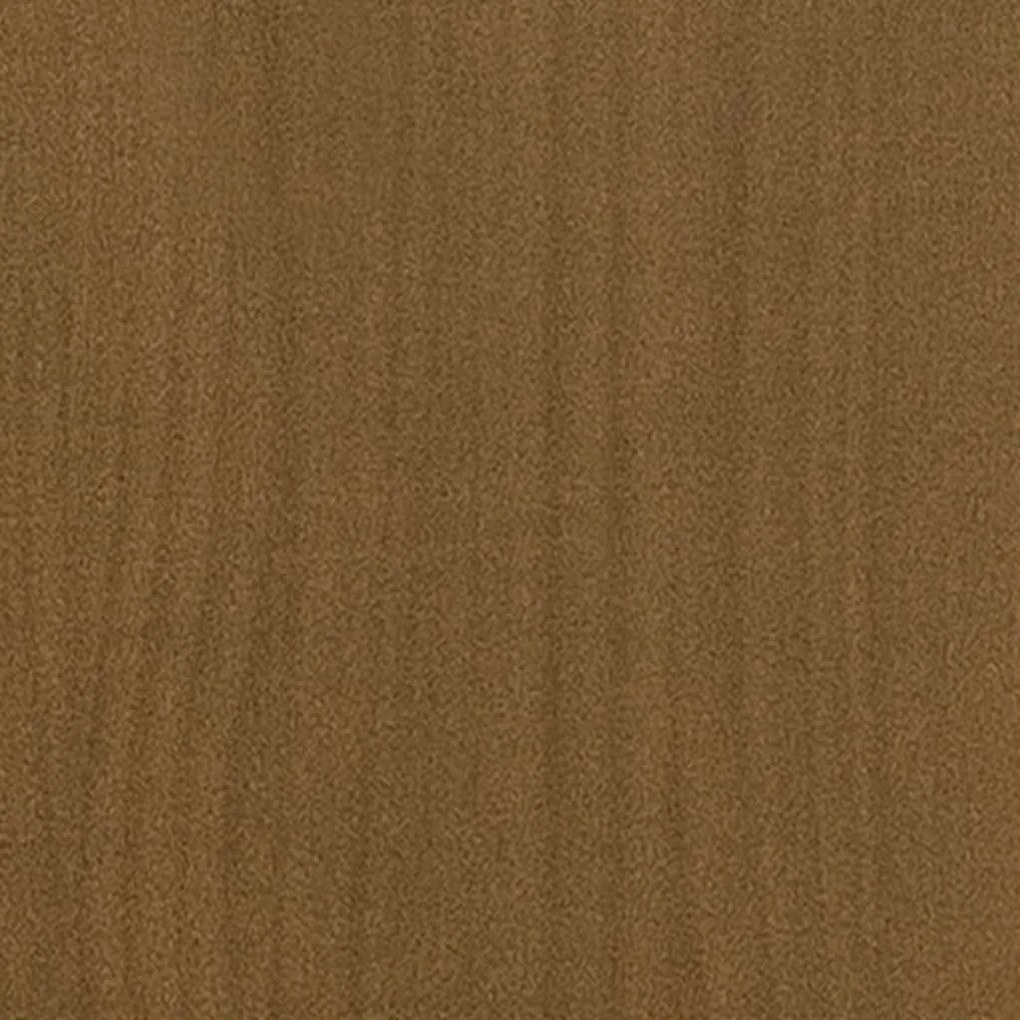 Ζαρντινιέρες 2 τεμ. Μελί 31 x 31 x 70 εκ. από Μασίφ Ξύλο Πεύκου - Καφέ