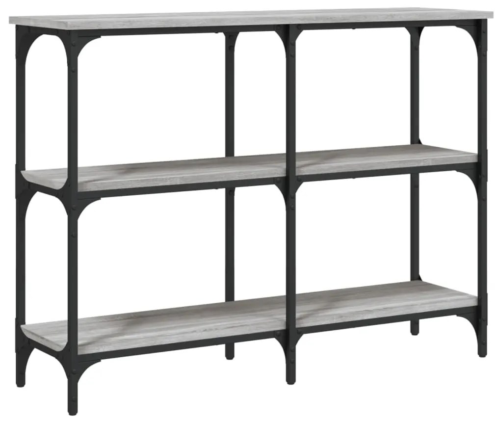 vidaXL Τραπέζι Κονσόλα Γκρι Sonoma 100x29x75 εκ. Επεξεργασμένο Ξύλο