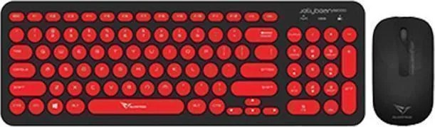 ALCATROZ WIRELESS MOUSE AND KEYBOARD JELLYBEAN A2000 B.RED