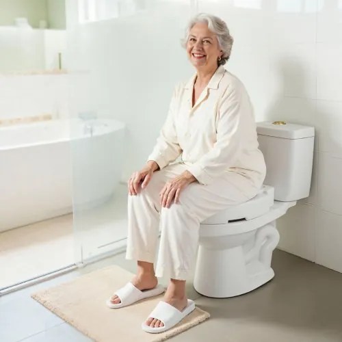 VEVOR Raised Toilet Seat, 136.1 kg Load Capacity, 88.9 mm Lift Height, Commode Elevated Toilet Seat Riser with Enlarged Opening for Seniors, Elderly, Handicap, Disabled, and Adults, Fits Round Bowl