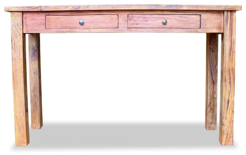 Τραπέζι Κονσόλα 123 x 42 x 75 εκ. από Μασίφ Ανακυκλωμένο Ξύλο - Καφέ