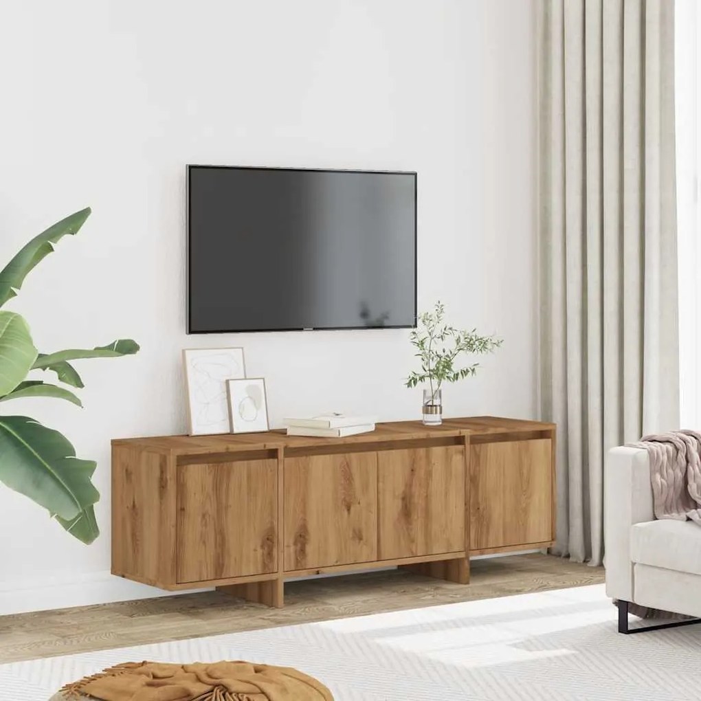 vidaXL Έπιπλο Τηλεόρασης Αρτισιανή Δρυς 120x30x40,5 εκ Επεξ. Ξύλο