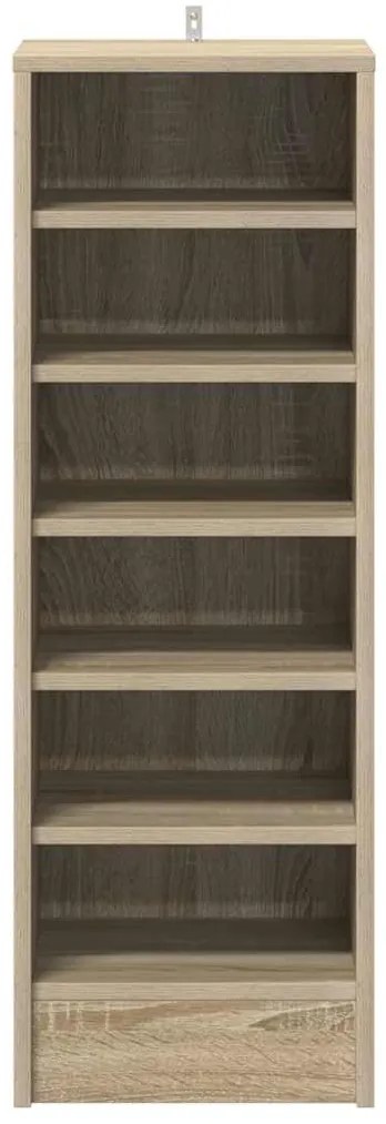 vidaXL Παπουτσοθήκη Sonoma Δρυς 31,5 x 35 x 90 εκ. από Επεξ. Ξύλο