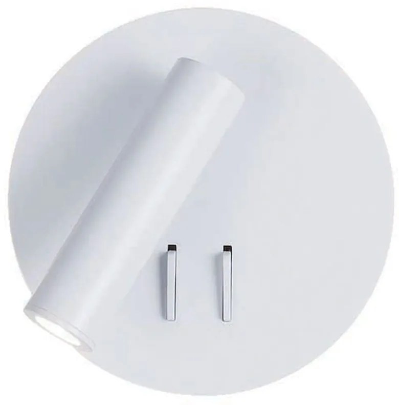 Φωτιστικό Τοίχου-Απλίκα Led Round Moby 4188200 White Viokef Metal