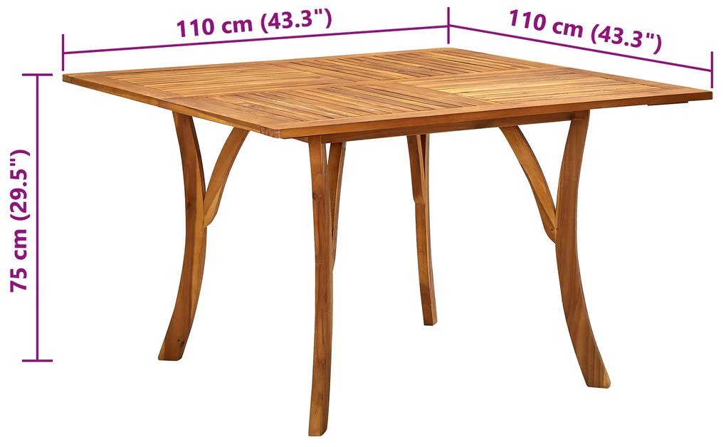 vidaXL Σέτ φαγητού για κήπο 5 pcs Μαύρο συνθετικό ρατάν