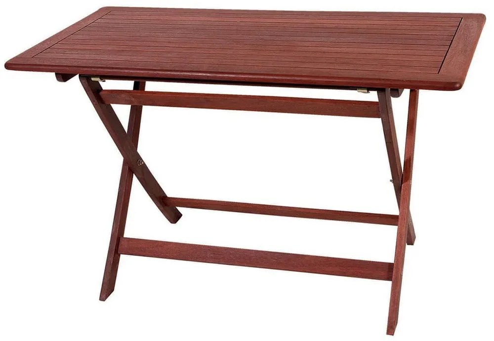 Τραπέζι Παραλ/μο Πτυσσόμενο 203470 Brown Red 75x120x75cm