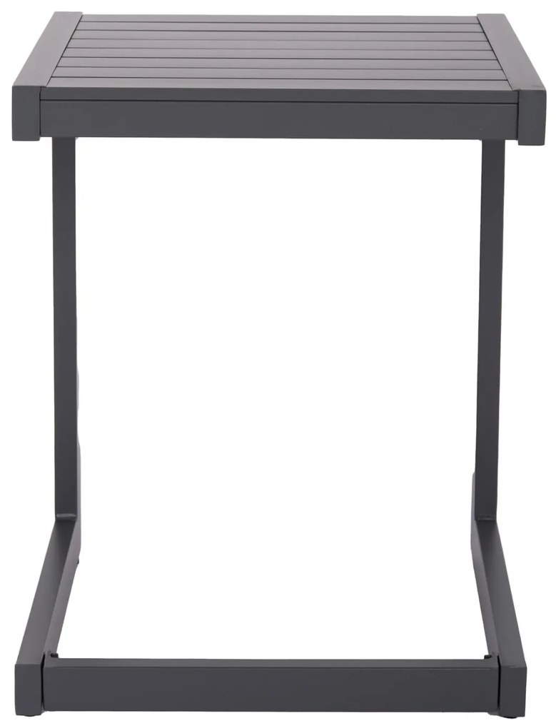 Τραπεζάκι Ξαπλώστρας BELLING C6274.03 Αλουμίνιο Σκούρο Γκρί 42x43x53Υεκ. 42x43x53 εκ.