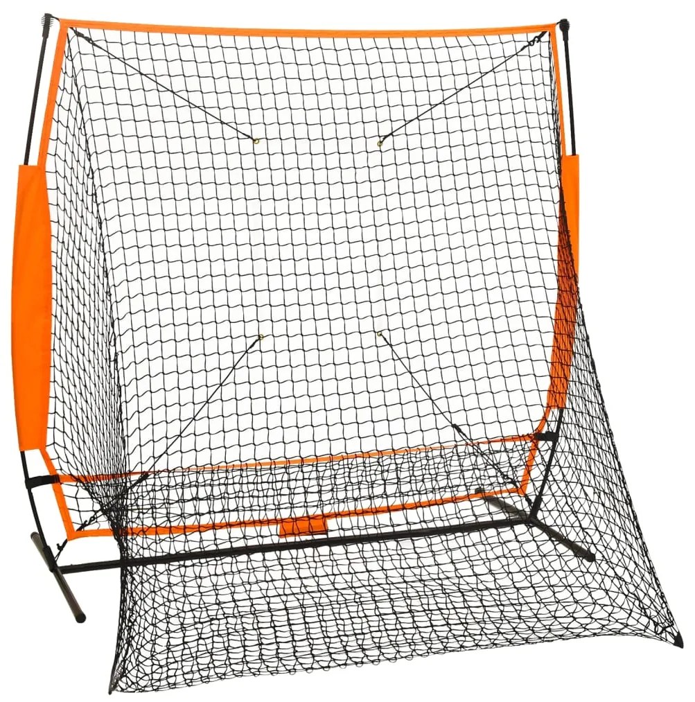 vidaXL Δίχτυ Εξάσκησης Μπέιζμπολ Μαύρο 174 x 76 x 158,5 εκ.