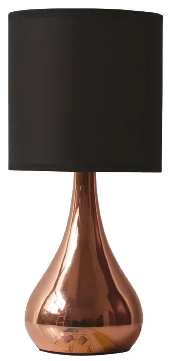 Πορτατίφ Αφής Με Dimmer Aca Bellatris KS1178T1CP Copper/Black