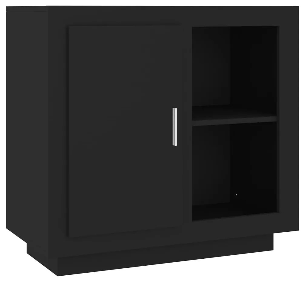 vidaXL Μπουφές Μαύρος 80 x 40 x 75 εκ.
