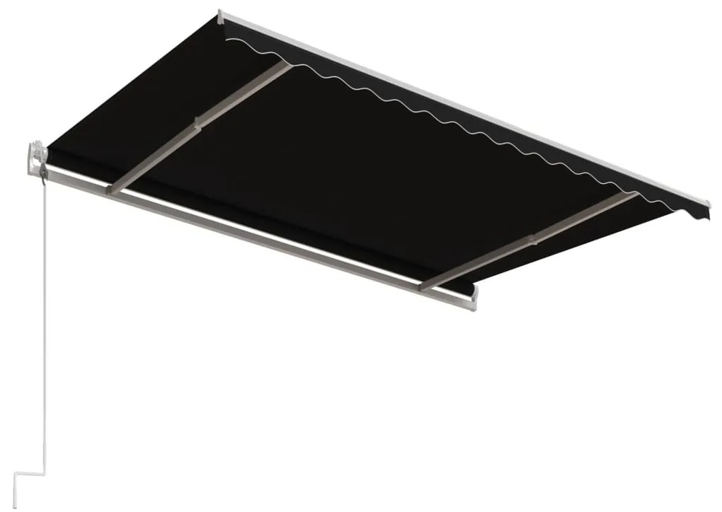 vidaXL Τέντα Συρόμενη Αυτόματη Ανθρακί 450 x 300 εκ.