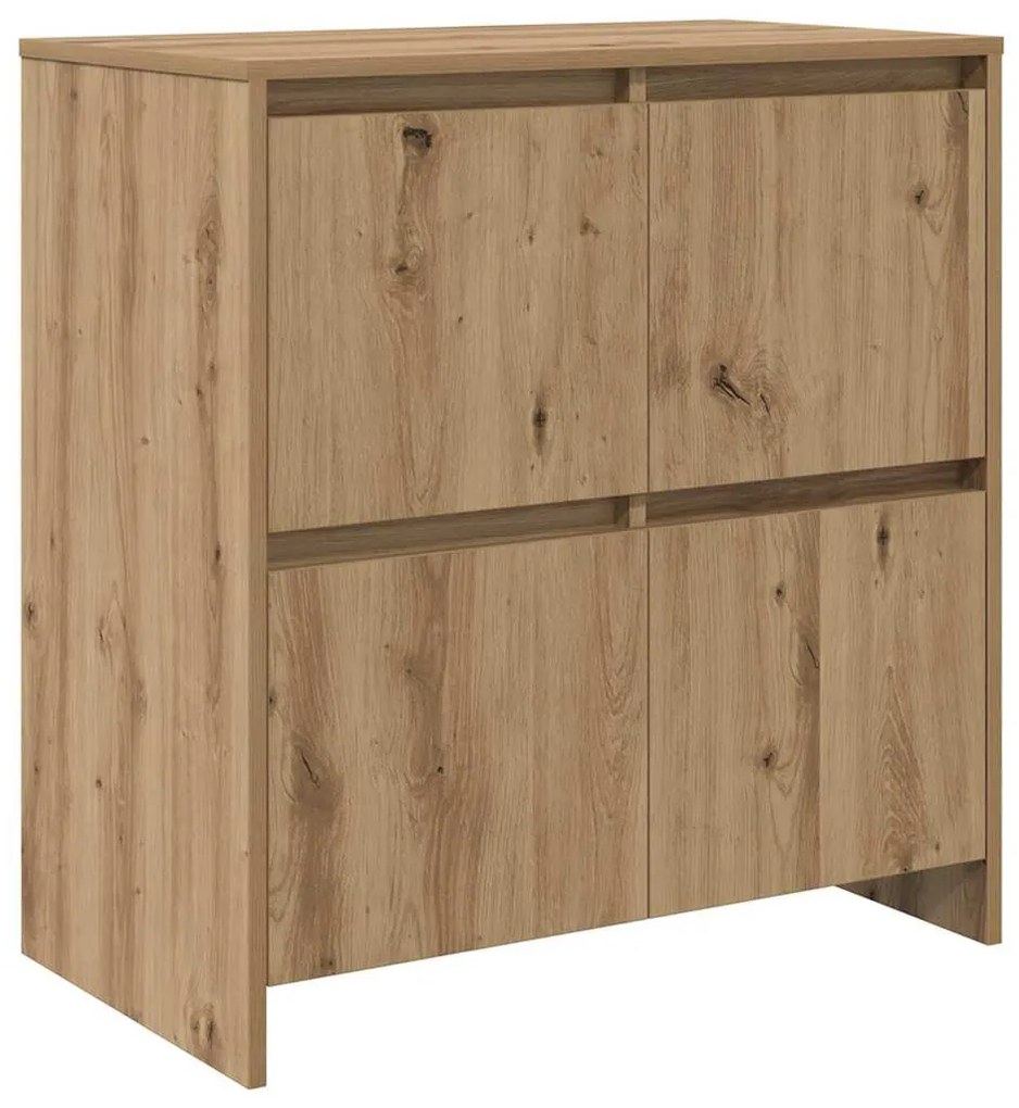 vidaXL Παραδοσιακά Πλευρικά Έπιπλα 3 pcs artisan δρυς 70 x 41 x 75 εκ.