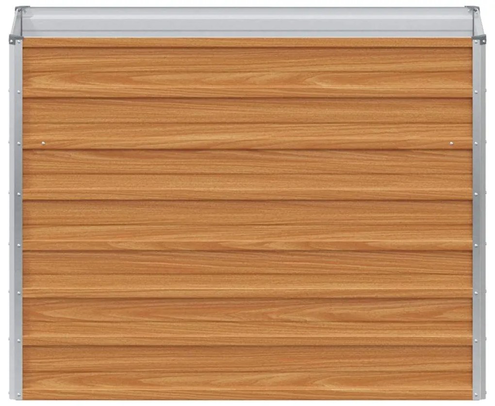 vidaXL Υπερυψωμένη Ζαρντινιέρα Ανοιχτό καφέ 100 x 40 x 77 cm