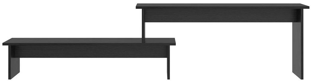 vidaXL Ντουλάπι TV Μαύρη δρυς 180 x 30 x 43 εκ. Επεξεργασμένο ξύλο