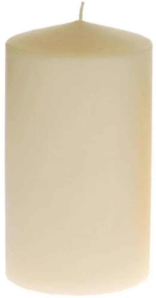 Κερί Κύλινδρος 36972 10x18cm Cream Παραφίνη