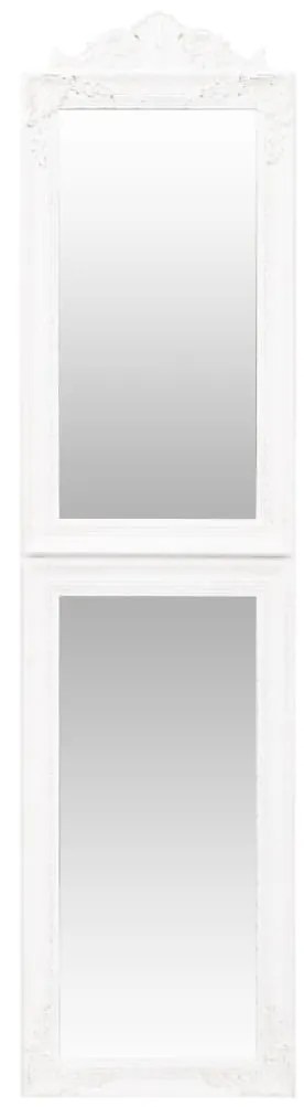Καθρέπτης Επιδαπέδιος Λευκός 50 x 200 εκ. - Λευκό
