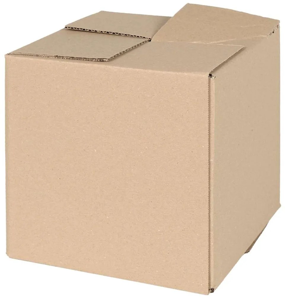 vidaXL Πτυσσόμενο Κουτί 50 pcs Καφέ 20 x 20 x 20 εκ. Χαρτόνι