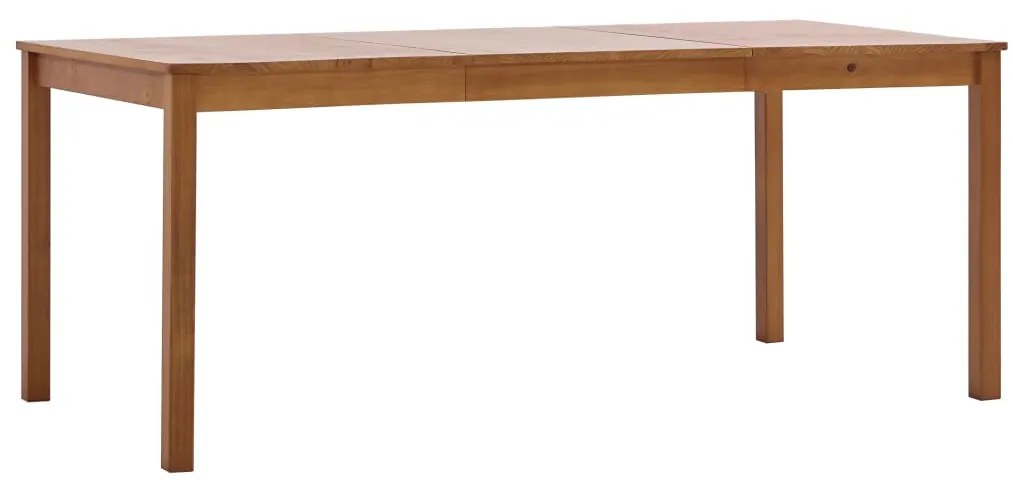 vidaXL Τραπεζαρία Καφέ Μελί 180 x 90 x 73 εκ. από Ξύλο Πεύκου