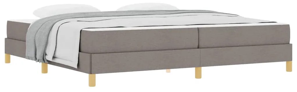 vidaXL Κρεβάτι με ελατήρια Ταμπά, Καφέ 200 x 200 cm