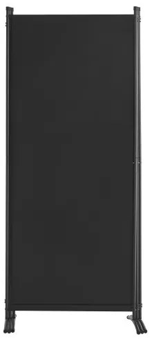 VEVOR Room Divider 3-Panel Folding Privacy Screen Fabric Partition Office Black