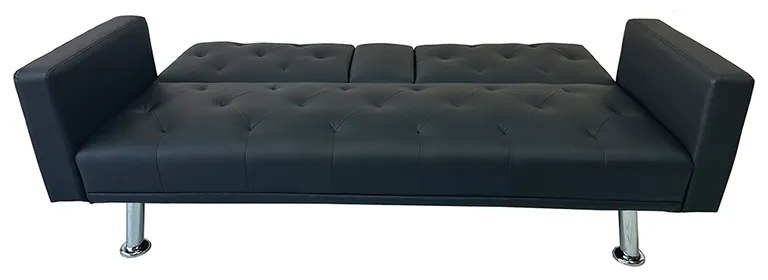 REST/ARMS BLACK PU ΚΑΝΑΠΕΣ-ΚΡΕΒΑΤΙ 188X88εκ.