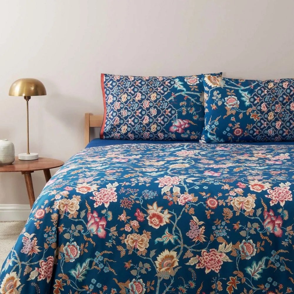 Παπλωματοθήκη Vicenza (Σετ 4τμχ) Petrol Bassetti Υπέρδιπλo 250x210cm 100% Cotton
