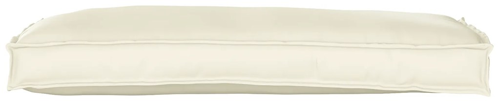 vidaXL Μαξιλάρι Παλέτας για Πάγκο Κρεμ 100x40x8 εκ Υφάσματος Oxford