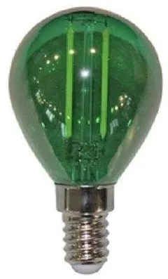 Λαμπτήρας LED E14 COG 2W Σφαιρική Lumen Adeleq-13-14025-Πράσινο 13-14025