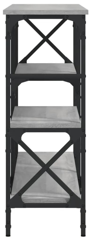 vidaXL Τραπέζι Κονσόλα Γκρι Sonoma 150 x 29 x 76,5 εκ. Επεξεργ. Ξύλο