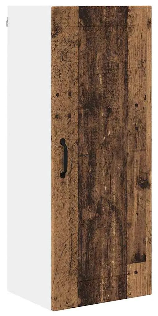vidaXL Ντουλάπα Κουζίνας με ράφι με πόρτα Παλιό ξύλο 40 x 31 x 100 εκ.