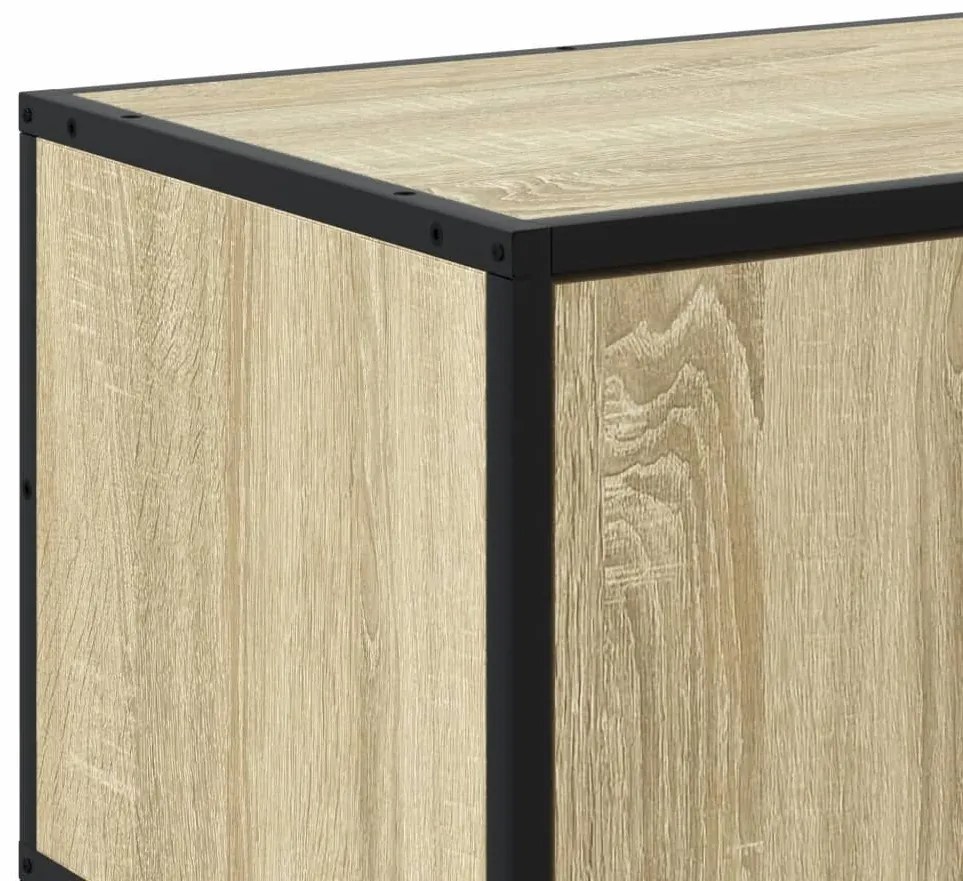 Έπιπλο Τηλεόρασης Sonoma Δρυς 100x35x41 εκ. Επεξ. Ξύλο - Καφέ