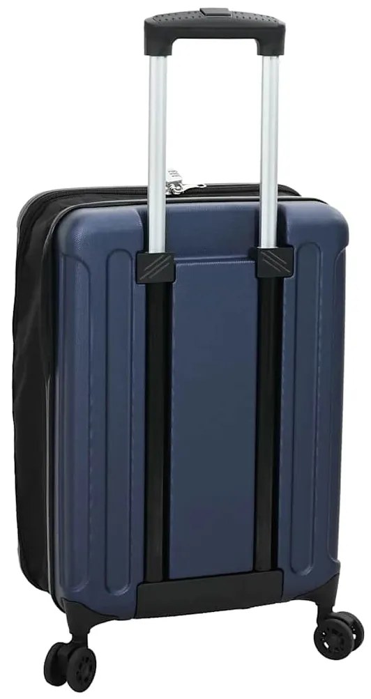 vidaXL Βαλίτσα Σκούρο Μπλε 34 x 23 x 55.5 εκ. ΑΒΣ Πλαστικό