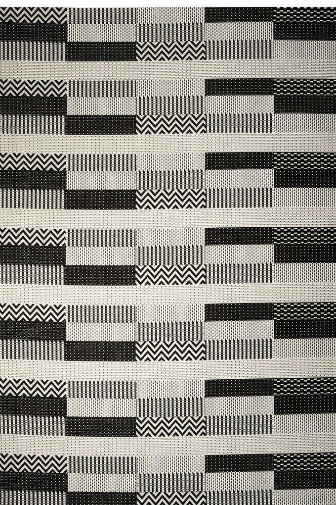 Χαλί Maestro 32005-961 Black-White Merinos 160X230cm