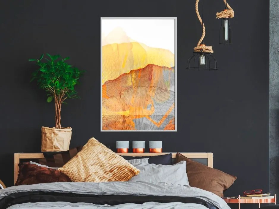 Αφίσα - Martian Landscape - 30x45 - Μαύρο - Με πασπαρτού