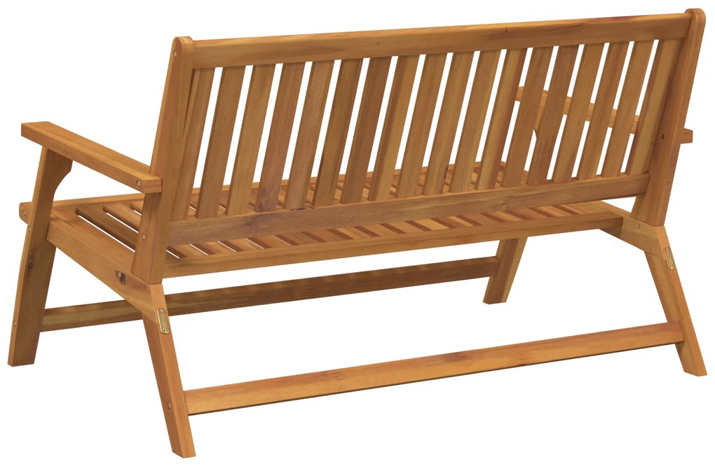 vidaXL Παγκάκι Κήπου 122.5x77x74 εκ. Μασίφ ξύλο ακακίας