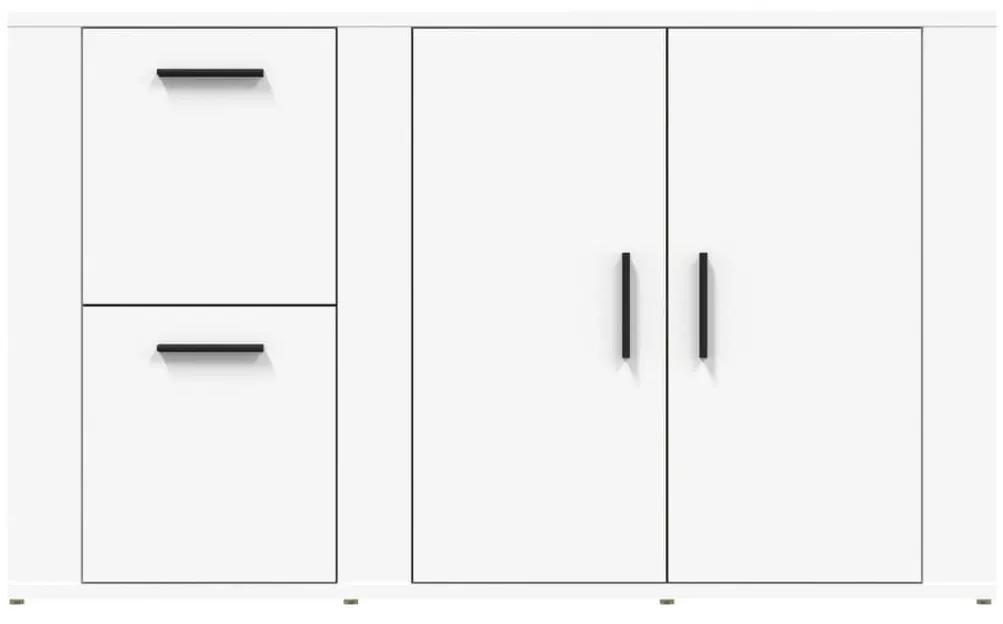 Ντουλάπι Λευκό 100 x 33 x 59,5 εκ. από Επεξεργασμένο Ξύλο - Λευκό