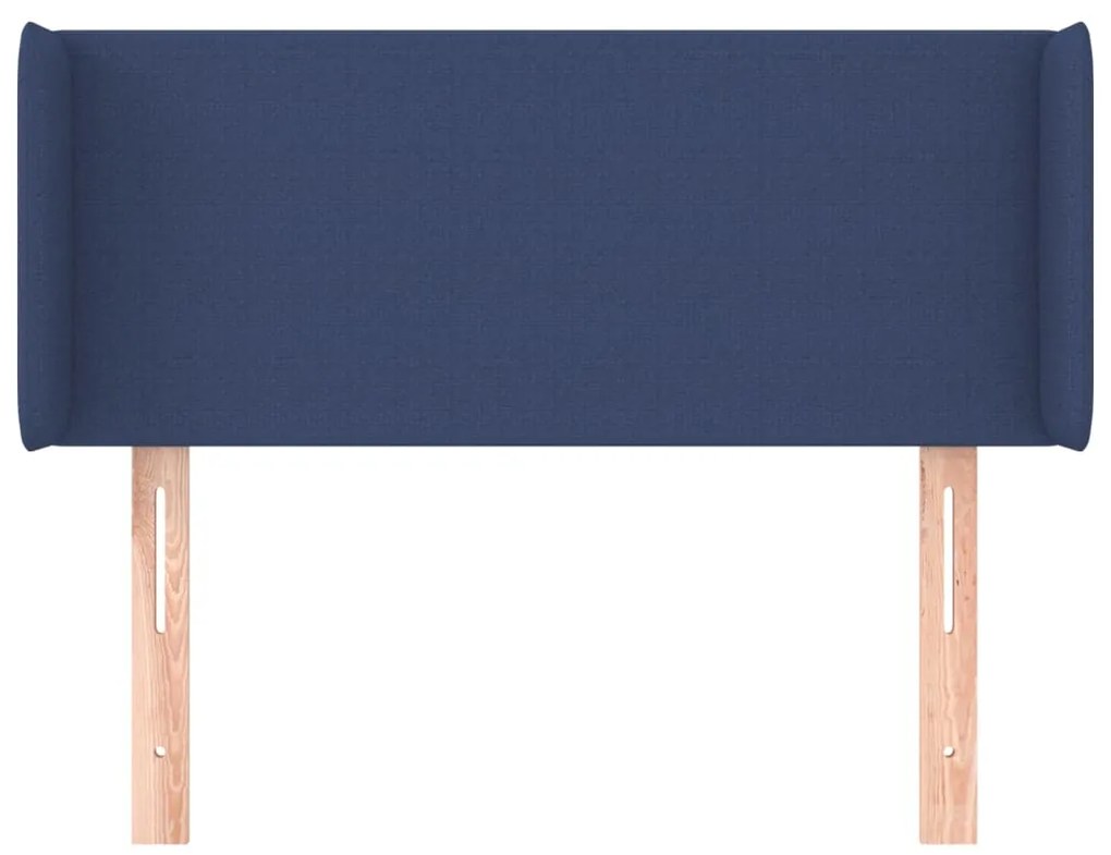 vidaXL Κεφαλάρι με Πτερύγια Μπλε 93x16x78/88 εκ. Υφασμάτινο