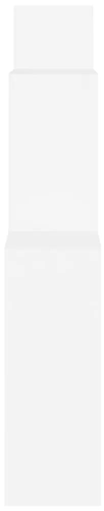 Ράφι Κύβος Τοίχου Λευκό 80 x 15 x 78,5 εκ. από Μοριοσανίδα - Λευκό